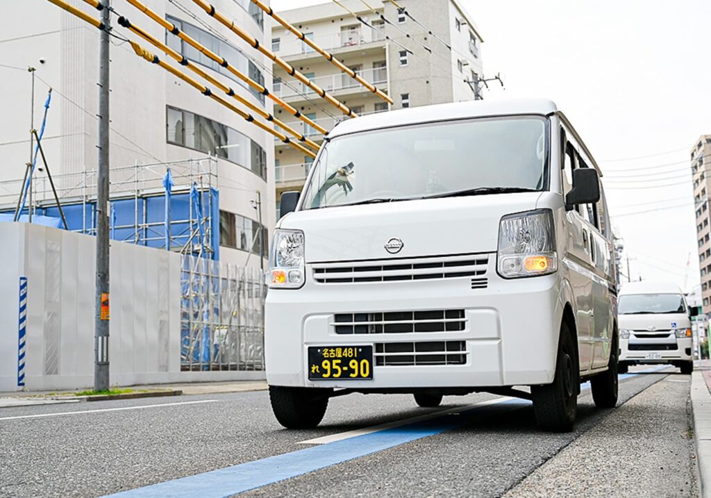 配達用軽トラック